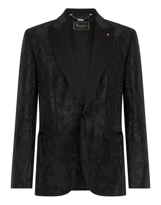 Blazer Brocade Strass
