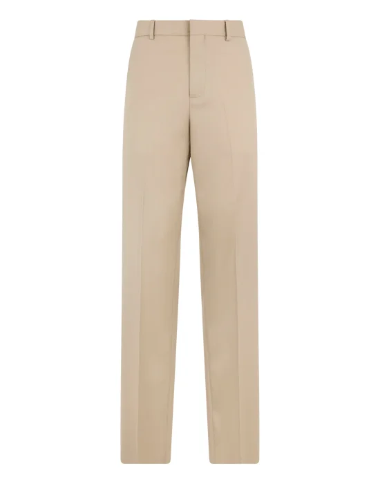 Wool Loose Fit Trousers