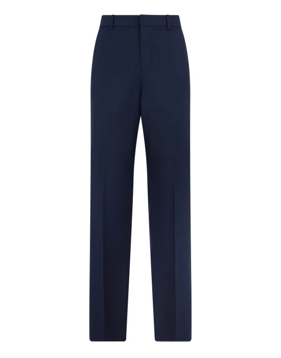 Wool Loose Fit Trousers