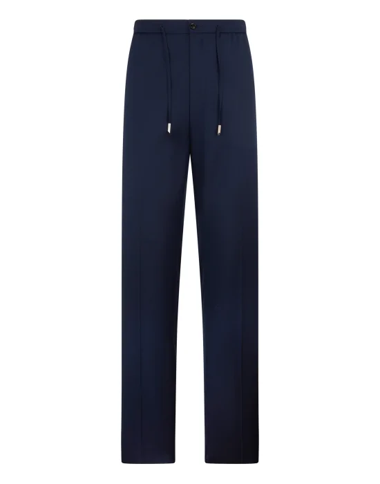 Wool Drawstring Trousers