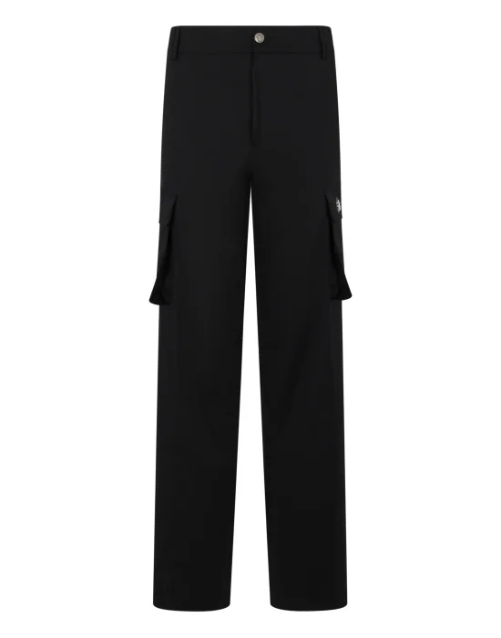 Gabardine Cargo Trousers