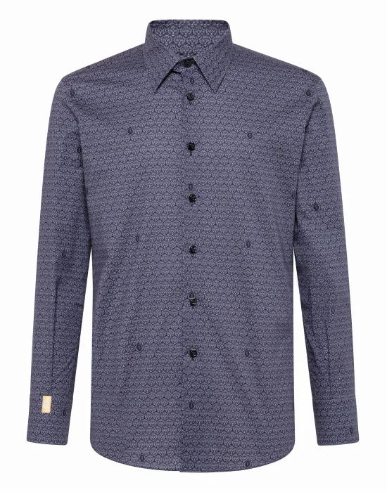 Shirt Silver Cut LS/Milano Lion