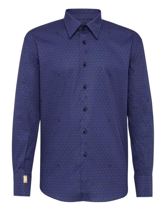 Shirt Gold Cut LS/Milano Lion
