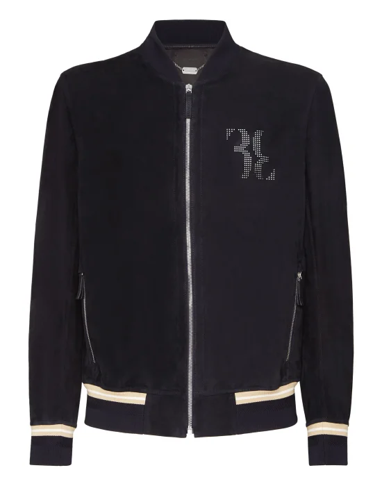 Leather Bomber Double B