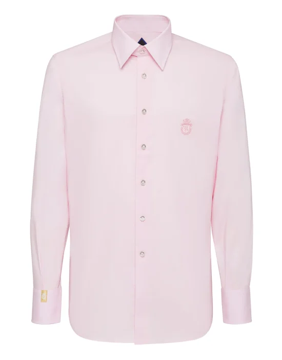Shirt Silver Cut LS/Milano Crest
