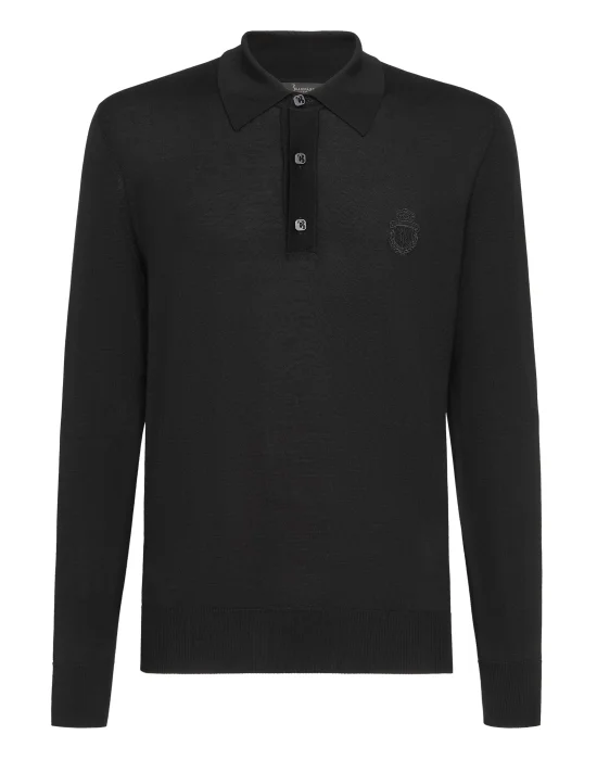 Pullover Polo-Neck LS Crest