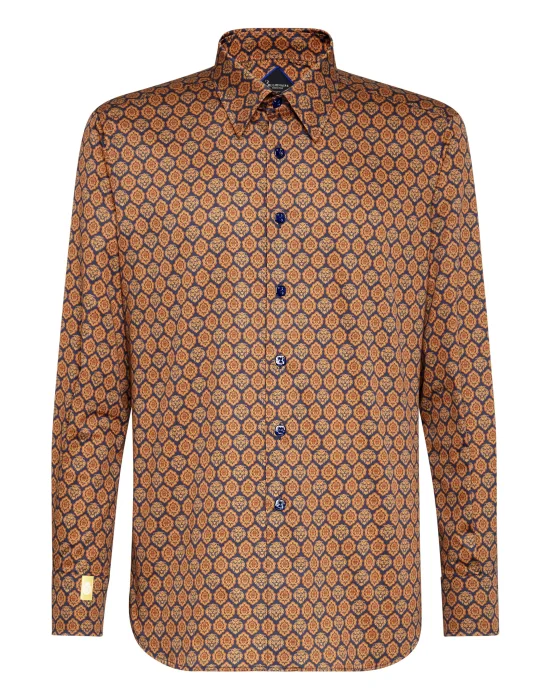 Shirt Silver Cut LS/Flavio Lion