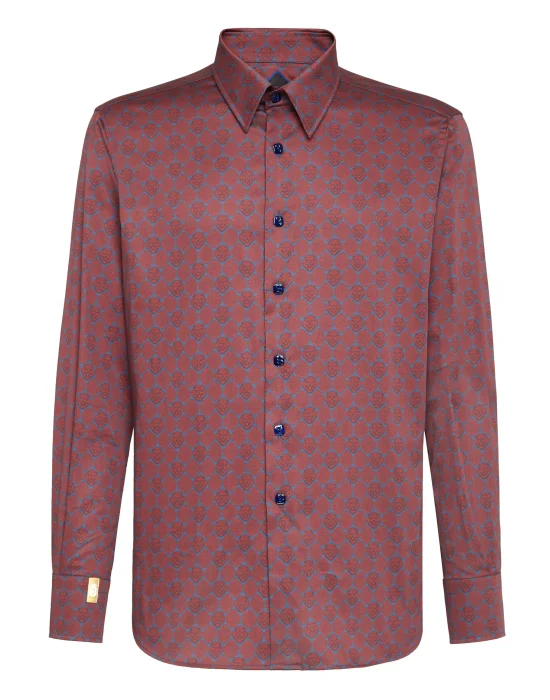 Shirt Silver Cut LS/Flavio Lion