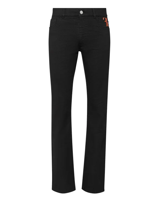 Denim Trousers Regular fit Lion