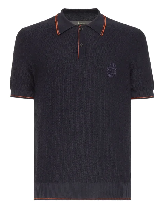 Pullover Polo-Neck SS Crest