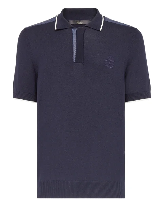 Pullover Polo-Neck SS Crest