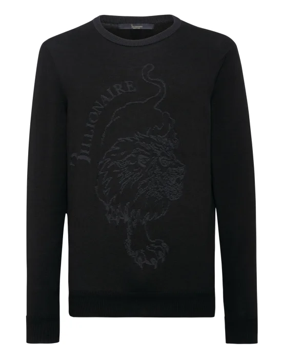 Pullover Round Neck LS Lion