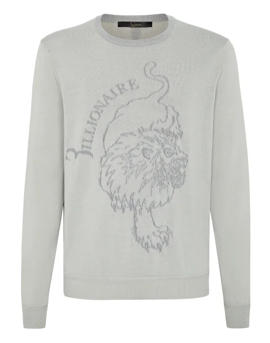 Pullover Round Neck LS Lion