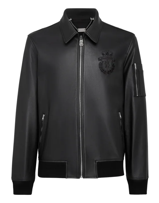 Leather Bomber Crest