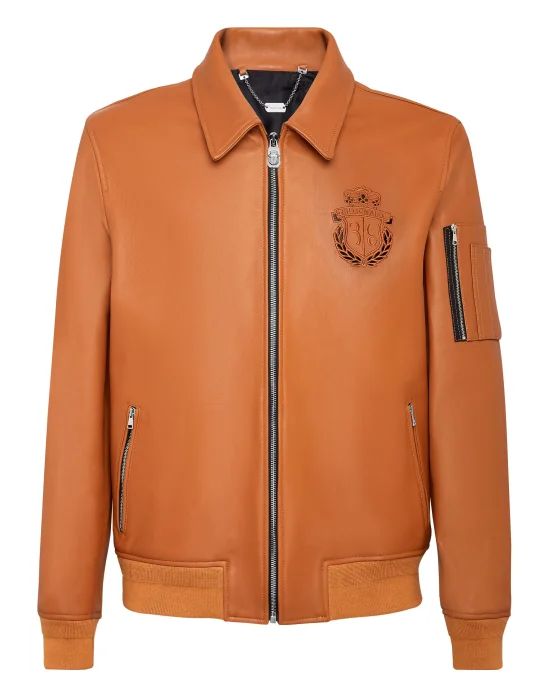 Leather Bomber Crest