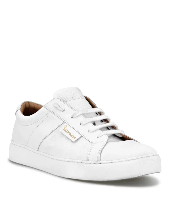 Leather Lo-Top Sneakers