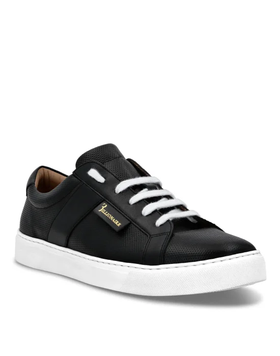 Leather Lo-Top Sneakers