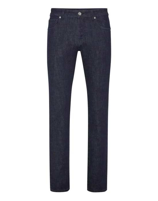 Denim Trousers Super Straight Cut Basic
