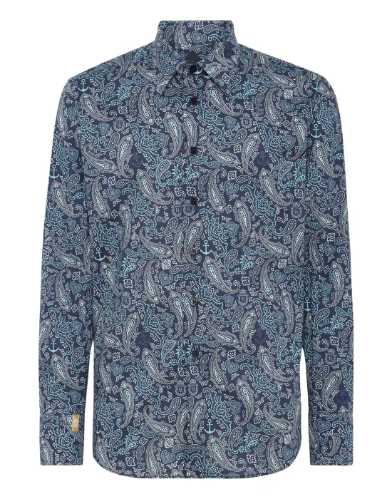 Cotton Shirt Silver Cut LS