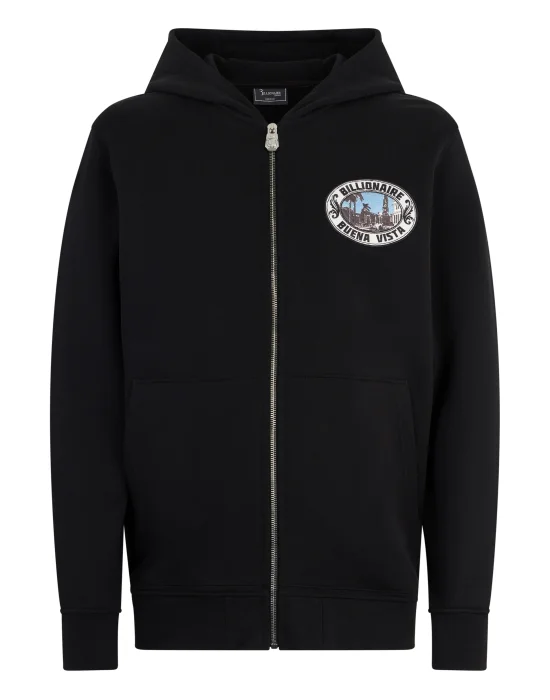 Zip Jacket with Embroidered Patch