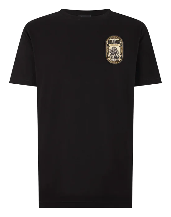 Round-Neck T-Shirt Lion Patch