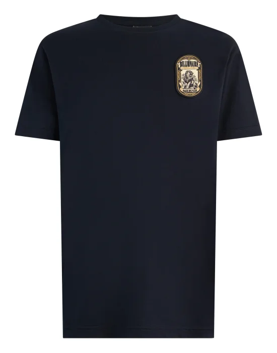 Round-Neck T-Shirt Lion Patch
