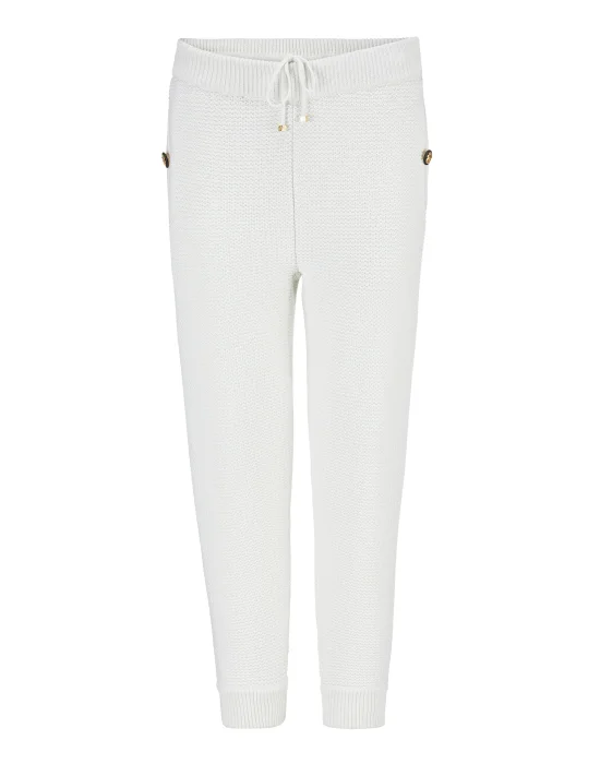 Knit Jogging Trousers Crest