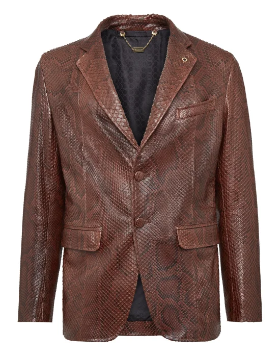 Leather Blazer Luxury