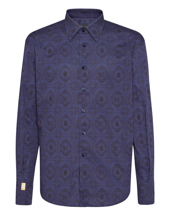 Shirt Gold Cut LS/Milano Horses