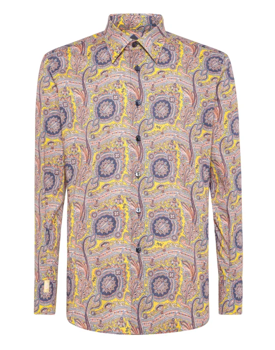 Shirt Silver Cut LS/Milano Paisley