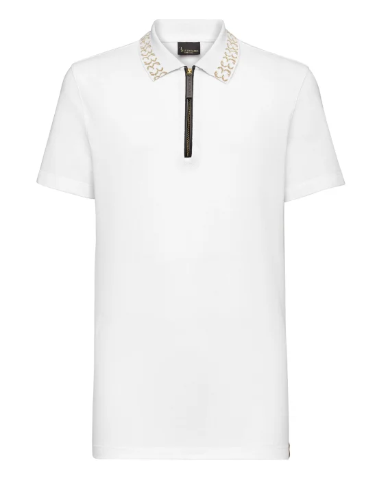 Polo shirt SS Jacquard Double B