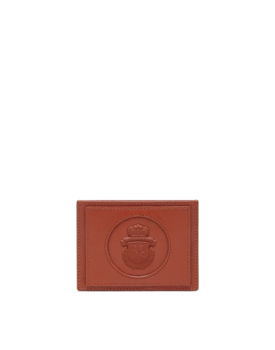 Leather Credit Cards Holder Crest