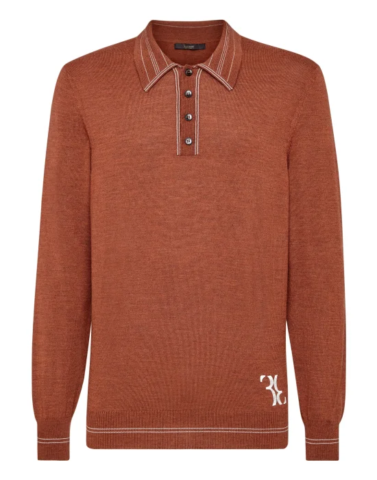 Wool Turtle Neck LS Double B
