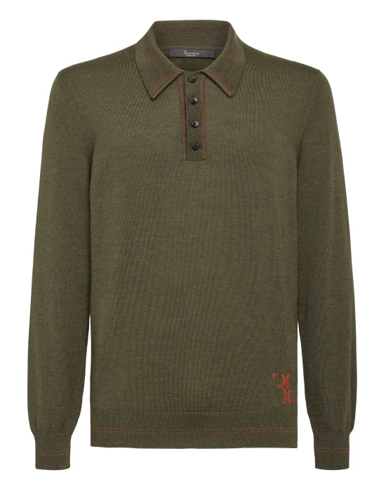 Wool Turtle Neck LS Double B