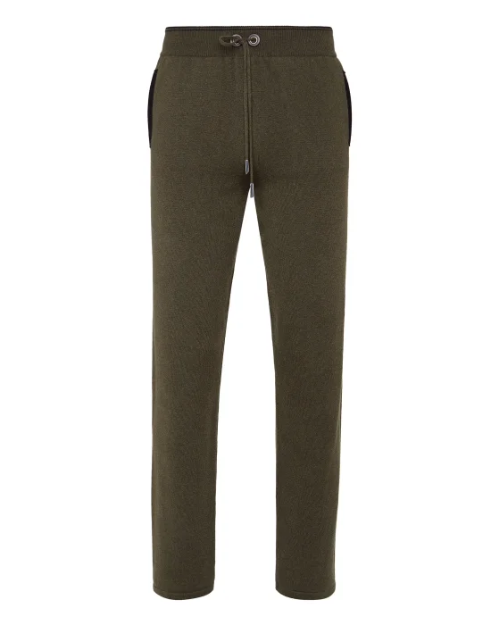Cashmere Jogging Trousers -T Crest