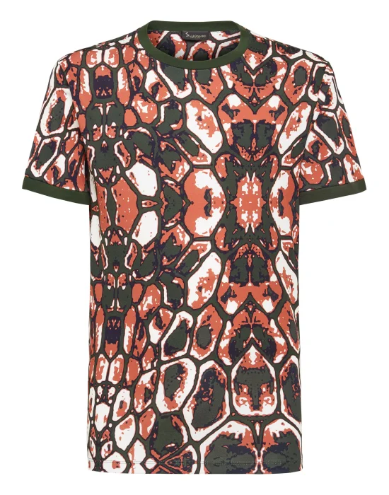 T-shirt Round Neck SS print animalier