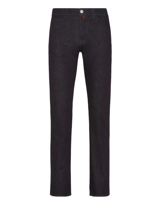 Denim Trousers Super Straight Cut Crest