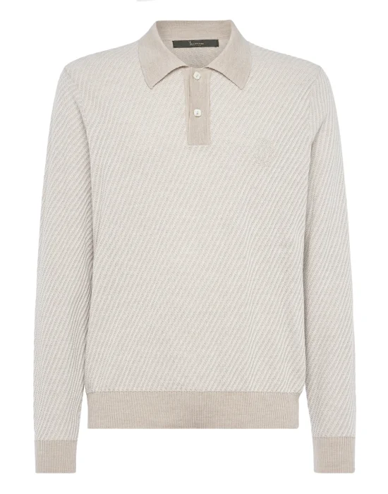 Pullover Round Neck LS Crest