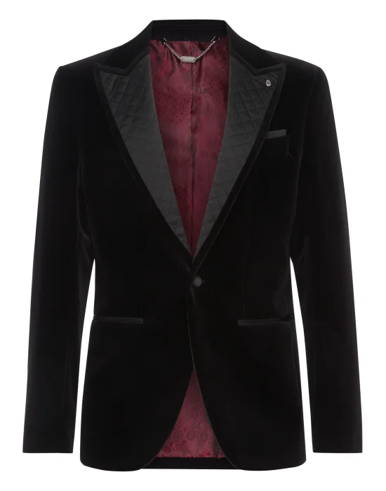 Velour Blazer