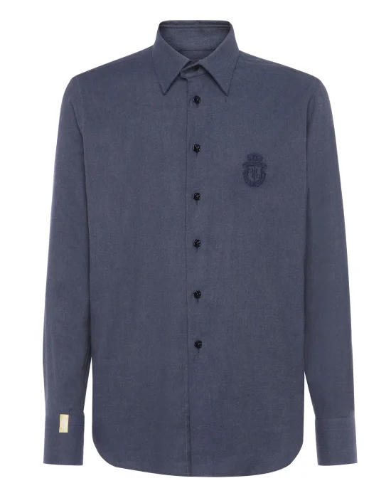 Flannel Shirt LS Slim Fit Crest