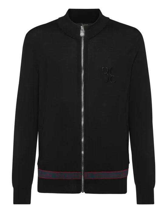 Wool and Silk Pullover full zip