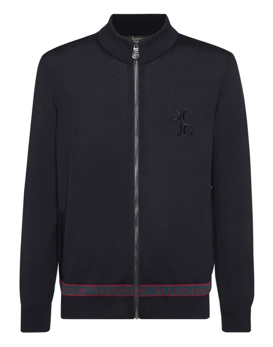 Wool and Silk Pullover full zip