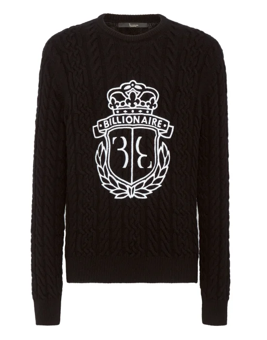 Wool Pullover Round Neck LS