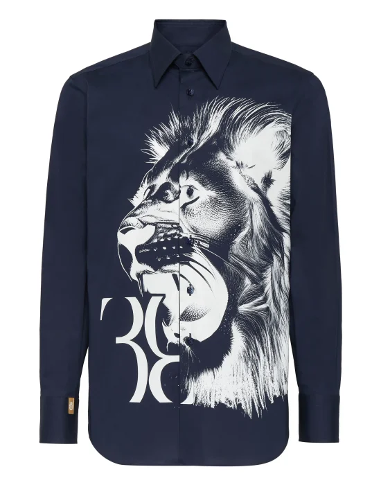 Shirt Silver Cut LS Slim Fit