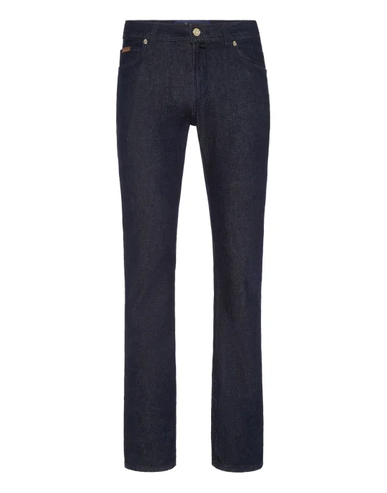Super Straight Cut Denim Trousers