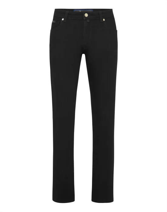 Super Straight Cut Denim Trousers