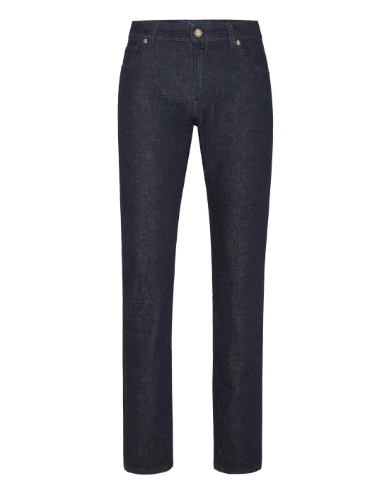Super Straight Cut Denim Trousers