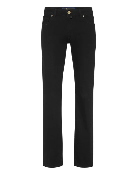 Regular Fit Denim Trousers