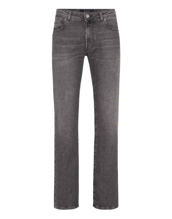 Regular Fit Denim Trousers