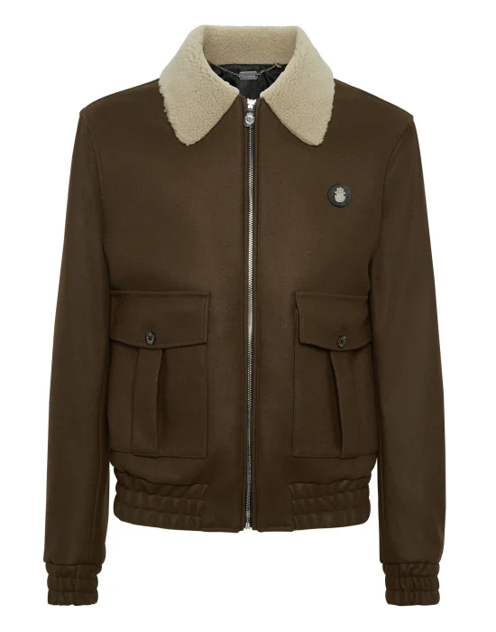 Shearling  Wool Jacket